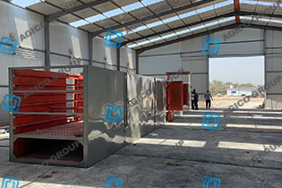 egg tray dryer installation